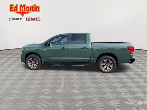 Tactical Green Metallic 2024 Nissan Titan SV