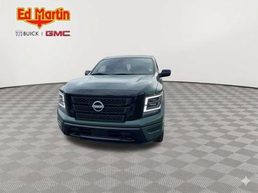 Tactical Green Metallic 2024 Nissan Titan SV