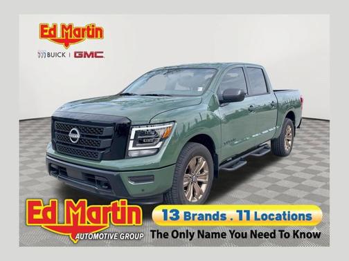 Tactical Green Metallic 2024 Nissan Titan SV