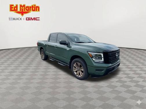 Tactical Green Metallic 2024 Nissan Titan SV