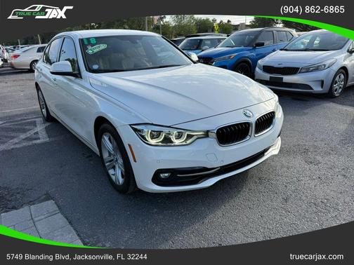 White 2018 BMW 330 330i Sedan 4D