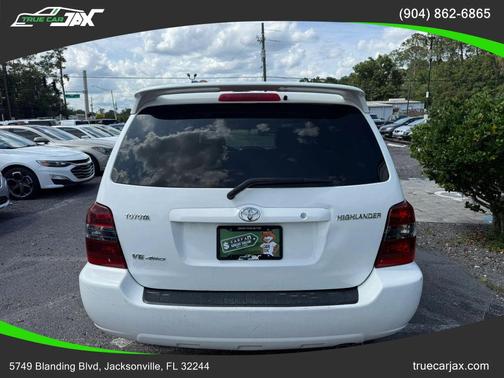 Crystal White 2007 Toyota Highlander Sport