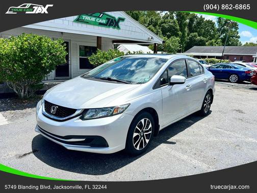 Alabaster Silver Metallic 2014 Honda Civic EX