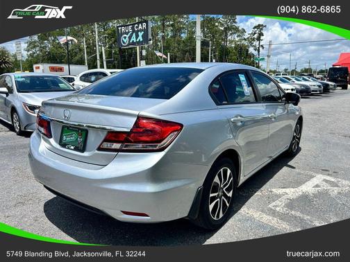 Alabaster Silver Metallic 2014 Honda Civic EX