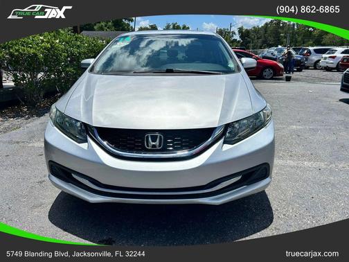 Alabaster Silver Metallic 2014 Honda Civic EX