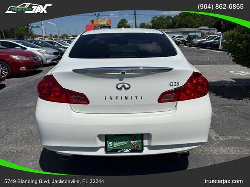 Moonlight White 2012 INFINITI G25 Journey