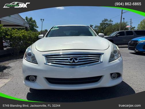 Moonlight White 2012 INFINITI G25 Journey