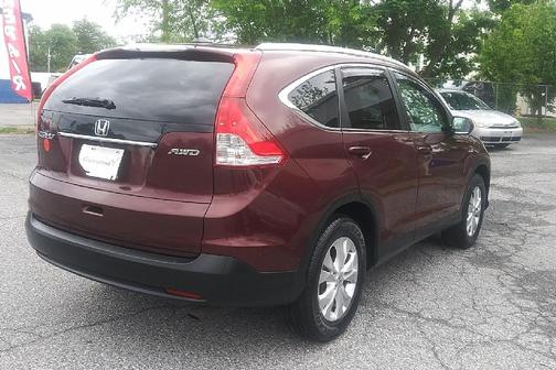 Maroon 2012 Honda CR-V EX-L