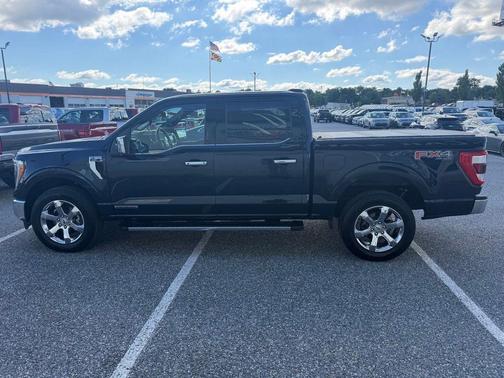 Blue Metallic 2021 Ford F-150 Lariat