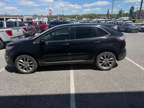 SHADOW BLACK 2017 Ford Edge TITANIUM