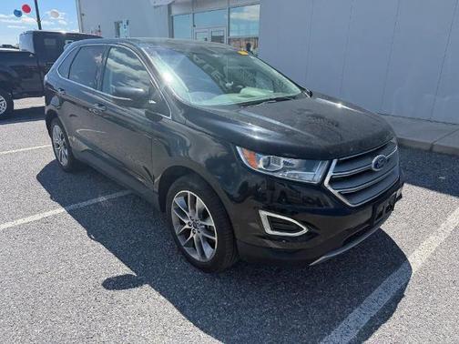 SHADOW BLACK 2017 Ford Edge TITANIUM