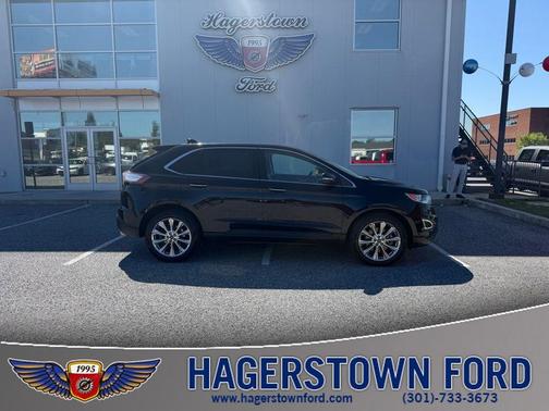 Shadow Black 2017 Ford Edge Titanium