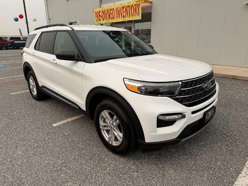 OXFORD WHITE 2023 Ford Explorer XLT
