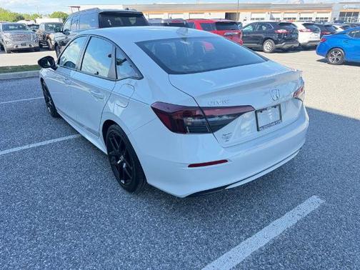 Platinum White 2025 Honda Civic SPORT