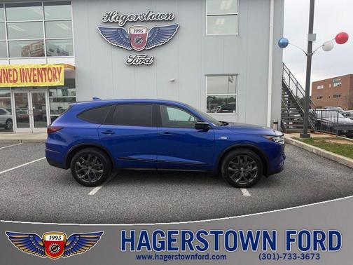 Blue 2024 Acura MDX A-Spec