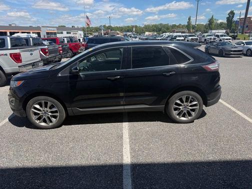 Shadow Black 2017 Ford Edge Titanium