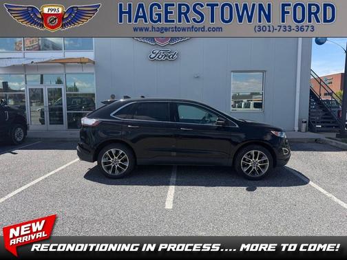 Shadow Black 2017 Ford Edge Titanium