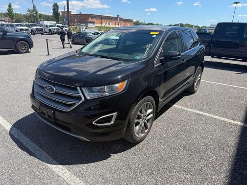 Shadow Black 2017 Ford Edge Titanium