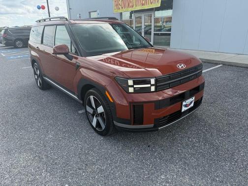 Orange 2025 Hyundai SANTA FE HEV Limited