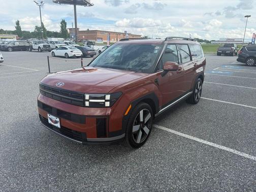 Orange 2025 Hyundai SANTA FE HEV Limited