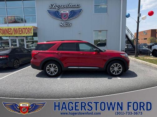 Red Metallic 2022 Ford Explorer XLT