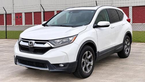 Platinum White Pearl 2019 Honda CR-V EX