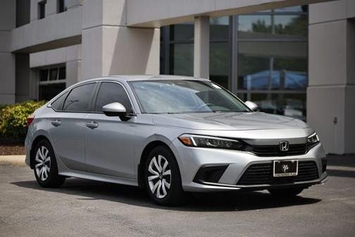 Silver 2023 Honda Civic LX