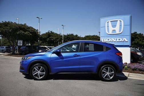 Aegean Blue Metallic 2021 Honda HR-V EX
