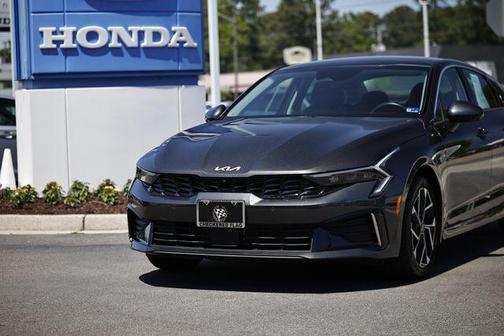 Gray 2025 Kia K5 EX