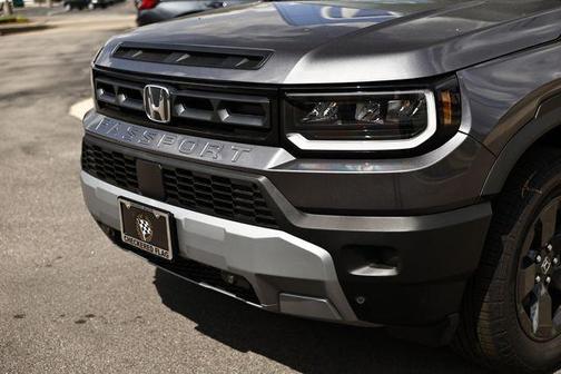 Modern Steel Metallic 2026 Honda Passport RTL Towing