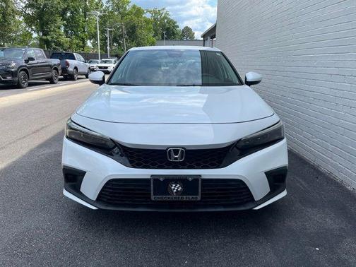 Platinum White 2022 Honda Civic LX