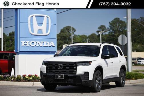 Platinum White 2026 Honda Pilot Sport