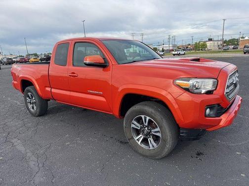 Inferno Red 2016 Toyota Tacoma TRD Sport