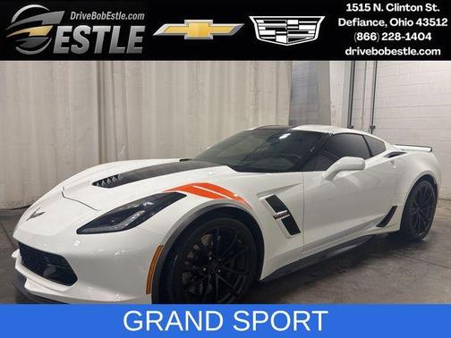 Arctic White 2017 Chevrolet Corvette Grand Sport