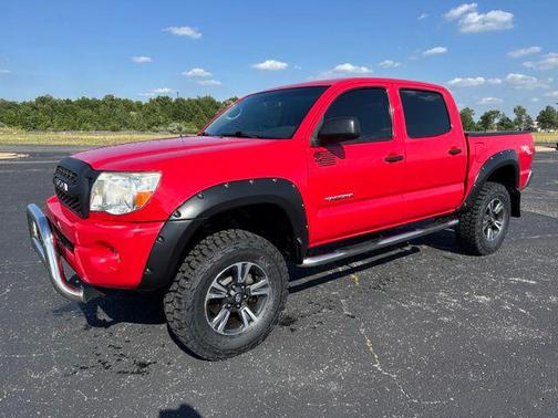 Red 2005 Toyota Tacoma Double Cab