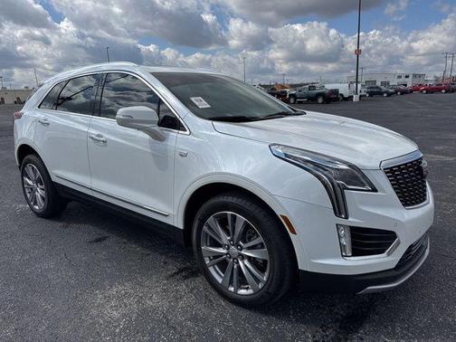 Crystal White Tricoat 2023 Cadillac XT5 Premium Luxury