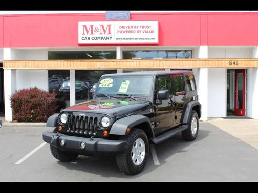 Black Clearcoat 2012 Jeep Wrangler Unlimited Sport