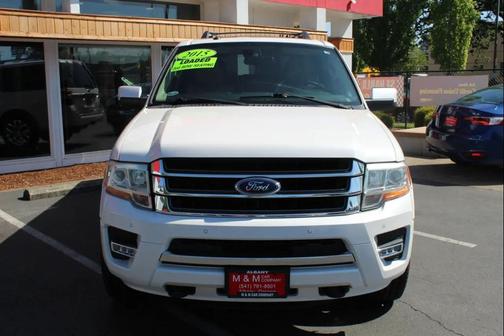 White Platinum Metallic Tri-Coat 2015 Ford Expedition EL Limited