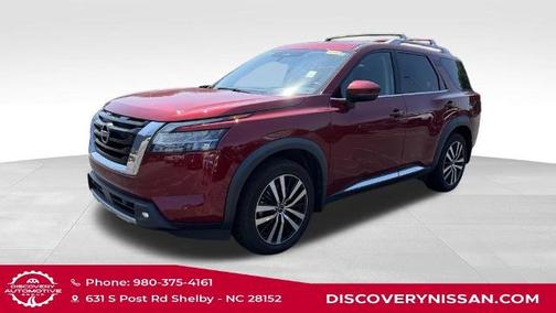 Scarlet Ember 2023 Nissan Pathfinder Platinum