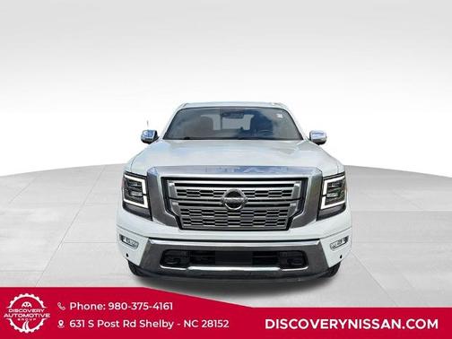 White 2021 Nissan Titan Platinum Reserve