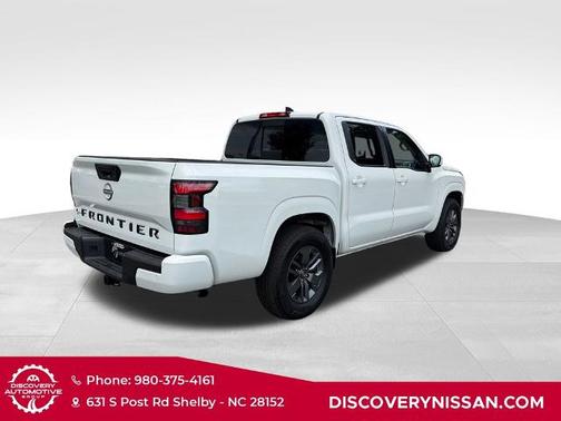 Glacier White 2025 Nissan Frontier SV