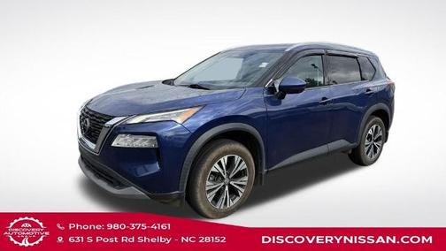 Caspian Blue 2021 Nissan Rogue SV