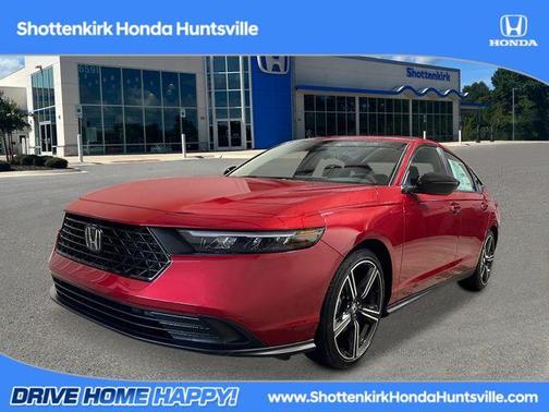 Radiant Red 2026 Honda Accord Hybrid Sport