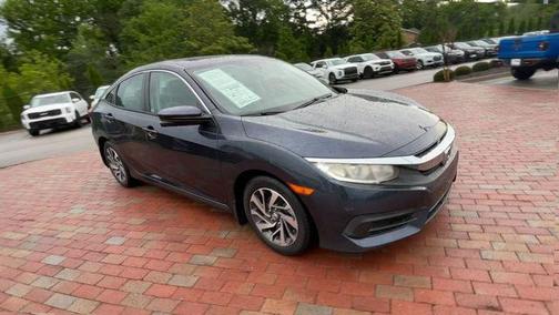 Cosmic Blue Metallic 2017 Honda Civic EX