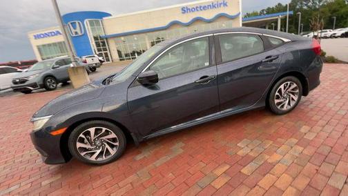 Cosmic Blue Metallic 2017 Honda Civic EX