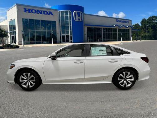Platinum White Pearl 2026 Honda Civic LX
