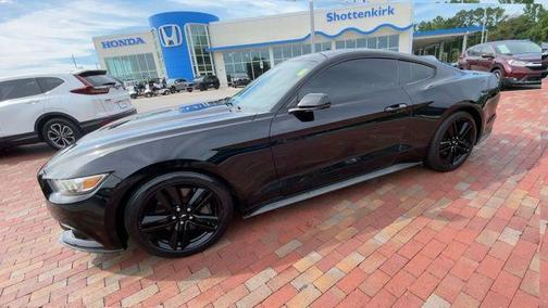 Shadow Black 2017 Ford Mustang EcoBoost Premium