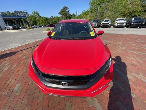 Red 2019 Honda Civic LX