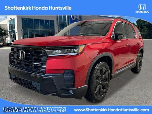 Radiant Red Metallic II 2026 Honda Pilot Black Edition