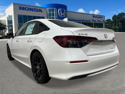 Platinum White Pearl 2026 Honda Civic Hybrid Sport